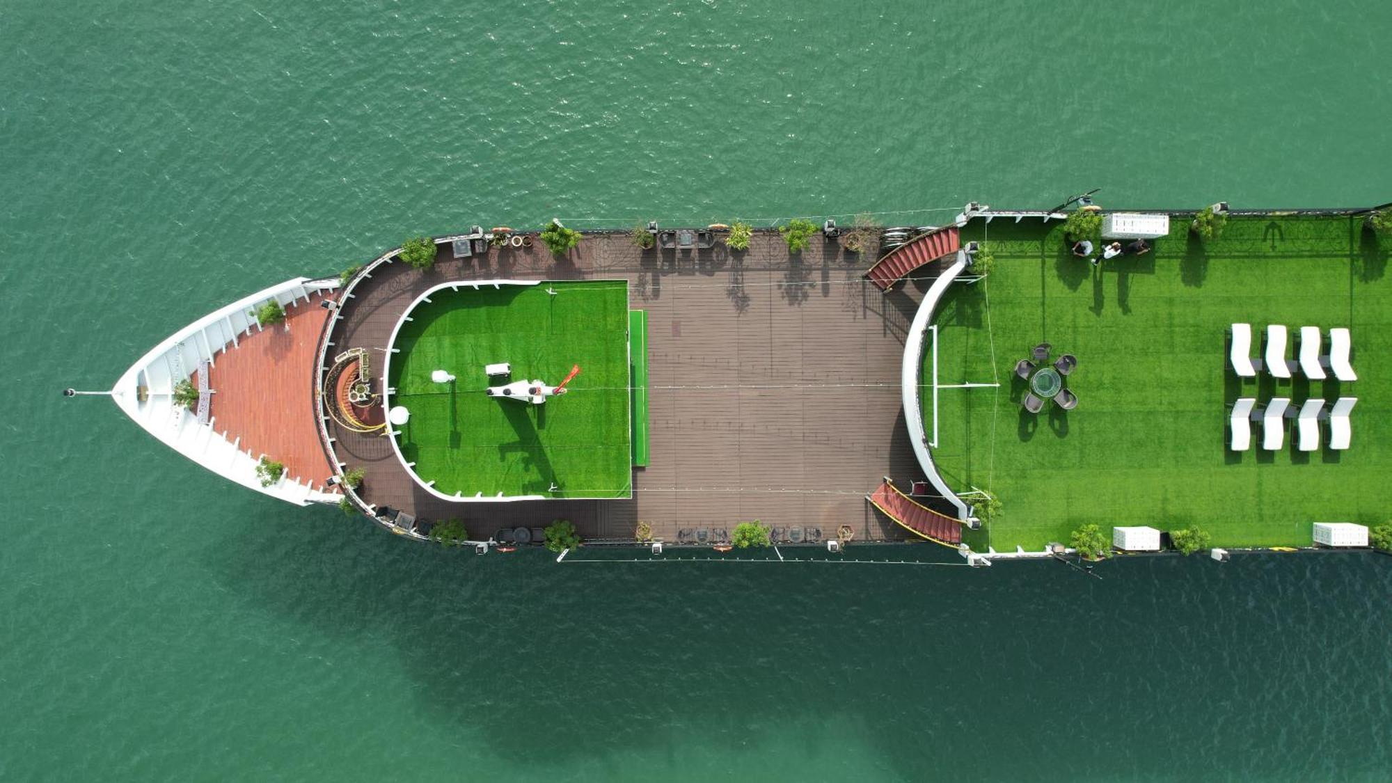 Hotel Halong Aquamarine Royal Cruise Hạ Long Exterior foto
